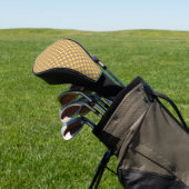 Geel en Paars Golfheadcover (Insitu)