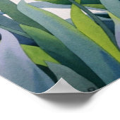 Geel en Paars Irises Poster (Hoek)