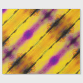 Geel en Paars Santa Monica Pier Cadeaupapier (Vlak)