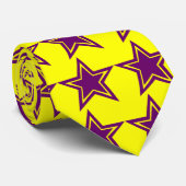 Geel en Paars Stropdas (Opgerold)