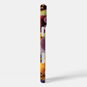 Geel en paarse pansies waterverf schilderij Case-Mate iPhone case (Achterkant / Rechts)