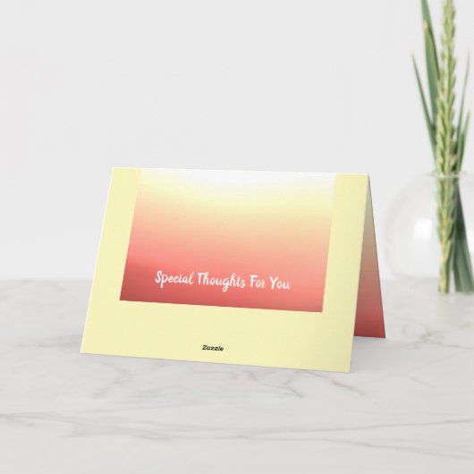 Geel en perzik kaart (Achterkant)