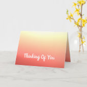 Geel en perzik kaart (Gele Bloem)