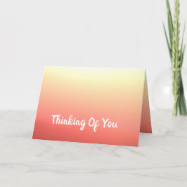 Geel en perzik kaart