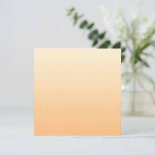 Geel en perzikkleurverloop (Staand voorkant)