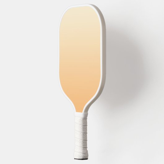 Geel en perzikkleurverloop pickleball paddle (Links)