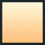 Geel en perzikkleurverloop poster<br><div class="desc">Geel en perzikgradiënt.</div>