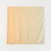 Geel en perzikkleurverloop wandkleed (Voorkant (horizontaal))