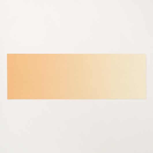 Geel en perzikkleurverloop yogamat (Achterkant (horizontaal))