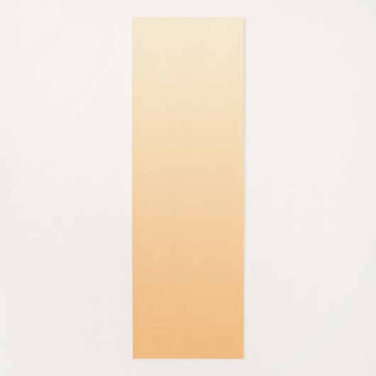 Geel en perzikkleurverloop yogamat (Voorkant)