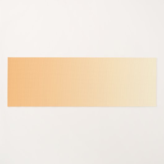 Geel en perzikkleurverloop yogamat (Voorkant (horizontaal))