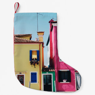 GEEL EN PINK CONCRETE HUISS TIJDENS DAG KLEINE KERSTSOK