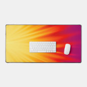 Geel en rood Abstract Bureaumat (Keyboard & Muis)