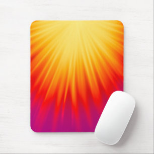 Geel en rood Abstract Muismat