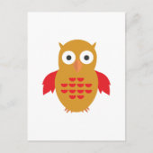 Geel en rood briefkaart (Voorkant)