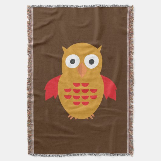 Geel en rood deken (Voorkant Verticaal)