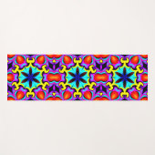 Geel en rood gepatenteerde yoga mat (Voorkant (horizontaal))