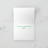 Geel en rood Lily Flower Photo Design Greet Kaart (Binnen)