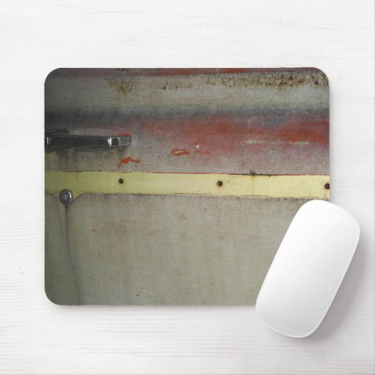 Geel en rood, rood, blauw muismat (Met muis)