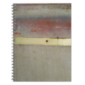 Geel en rood, rood, blauw notitieboek (Voorkant)