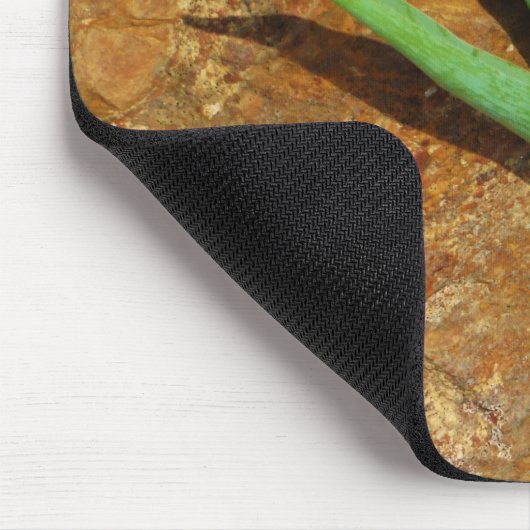 Geel en rood Tulip Muismat (Hoek)