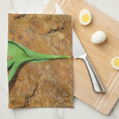 Geel en rood Tulip Theedoek (Quarter Fold)