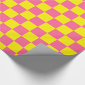 Geel en roze cadeaupapier (Hoek)