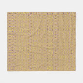 Geel en Roze Fleece Deken (Voorkant (Horizontaal))