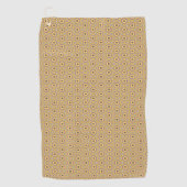 Geel en roze golfhanddoek (Voorkant)