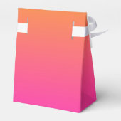 Geel en roze gradiënt ombre bedankdoosjes (Achterkant)