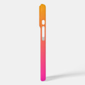 Geel en roze gradiënt ombre Case-Mate iPhone case (Achterkant / Links)
