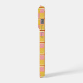 Geel en roze iPhone hoesje (Linkerkant)
