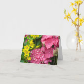 Geel en roze kaart (Gele Bloem)