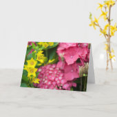 Geel en roze kaart (Gele Bloem)