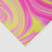 Geel en roze marmer tissuepapier (Detail)