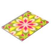 Geel en roze notitieboek (Linkerzijde)