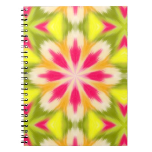 Geel en roze notitieboek (Voorkant)