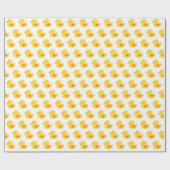 Geel en Roze Rubber Ducky Cadeaupapier (Vlak)