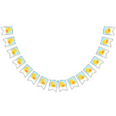 Geel en Roze Rubber Ducky Vlaggetjes (Alle)