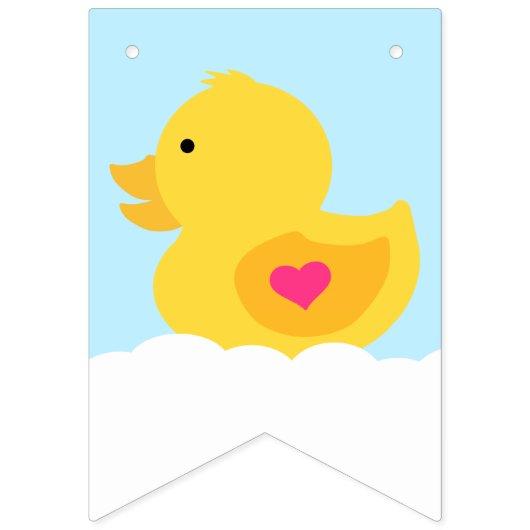 Geel en Roze Rubber Ducky Vlaggetjes (Tweede vlag)