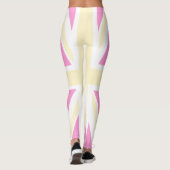 Geel en Roze vlag van het Verenigd Koninkrijk / Un Leggings (Achterkant)