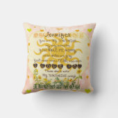 Geel en roze zonneschijn met hart kussen (Achterkant)
