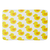 Geel en Sinaasappel Baby Rubber Ducky voor kindere Badmat (Voorkant)