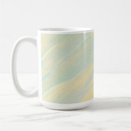 Geel en Teal Plezier Koffiemok