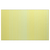 Geel en turquoise gestreept patroon stof (Fat Quarter)