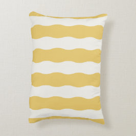 Geel en wit Cozy Accent Kussen