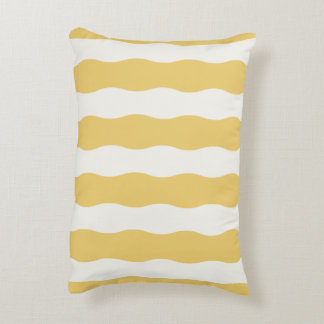 Geel en wit Cozy Accent Kussen