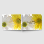 Geel en wit Daisies Wedding Gastenboek (Volledig)