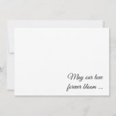 Geel en wit Daisies Wedding Kaart (Achterkant)