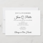 Geel en wit Daisy Flowers Dood Jubileum Kaart (Achterkant)